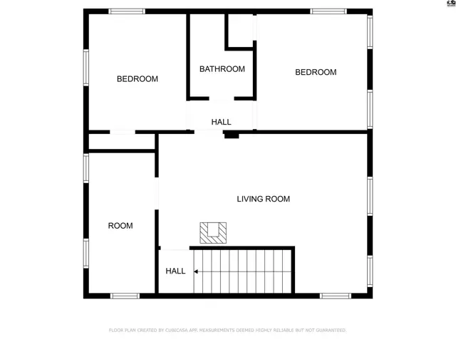 Upstairs, front building