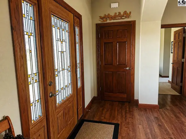 foyer with coat closet