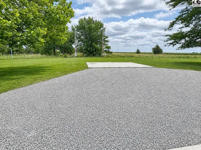 Concrete pad 18'x20' for future shop building or extra garage.