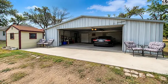 Two car garage for main house